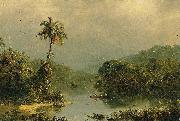 Frederic Edwin Church Tropical Landscape oil on canvas